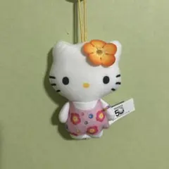 ハローキティ マスコット 花柄ドレス マクドナルド　ハッピーセット