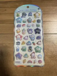 コットンパフィシール サンリオ はぴだんぶい ボンボンドロップシール