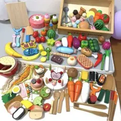 ウッディプッティ ボタンムーン 木製おままごとセット