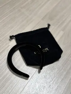 ALEXANDRE DE PARIS ブラックヘアバンド