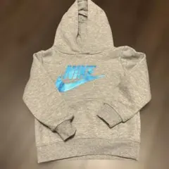 NIKE フード付きスウェット グレー　90センチ