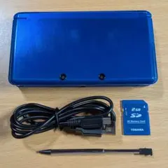 ニンテンドー 3DS 青 コバルトブルー 本体 付属品 任天堂　582