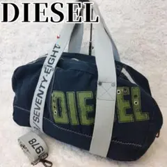DIESEL ディーゼル ボストンバック 2way スタッズ 00s y2k 紺