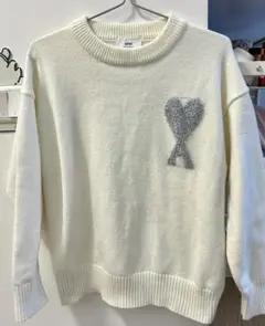 新品 AMI Paris 秋冬 新作 アミパリス ニットセーター M 男女兼用