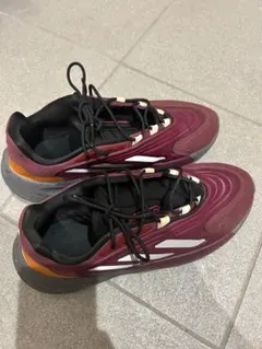 バーガンディ スニーカー