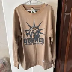QUENCH スウェット トレーナー ブラウン