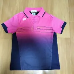 【値下げ】YONEX J120 ポロシャツ ピンク/ネイビー