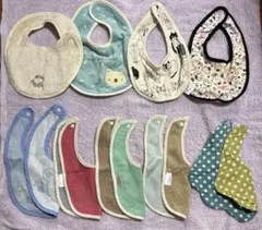ベビー スタイ まとめ売り 9枚セット よだれかけ 女の子 男の子