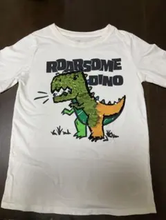 お値下げしました★H&M 恐竜　スパンコール　Tシャツ　半袖　140