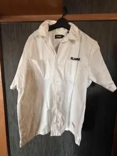 XLARGE ホワイト ワークシャツ