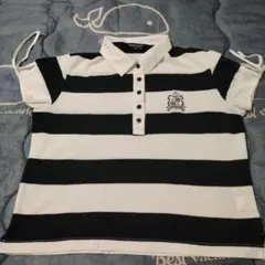 Munsingwear ストライプポロシャツ M