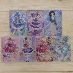 キミとアイドルプリキュア♪ キラキラカードグミ～バトンタッチ～ ７枚セット