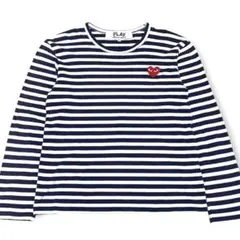 PLAY COMME des GARCONS 刺繍 ボーダー Tシャツ ロンTのサムネイル