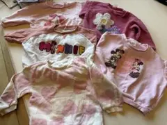 ミニー・ハート柄 トレーナーセット90cm しまむらH&M アカチャンホンポ