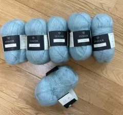 ISAGER SILK MOHAIR 5かせセット+おまけ