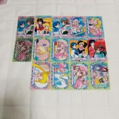 トレーディングクリアカード コンプリート マミ モモ レトロテイスト
