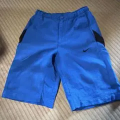 Nike S 140cm 青 トレーニングハーフウェアパンツ 青 黒 アクセント