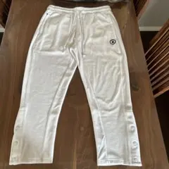 EXAMPLE ベロア トラックパンツ L スナップボタン 人気モデル