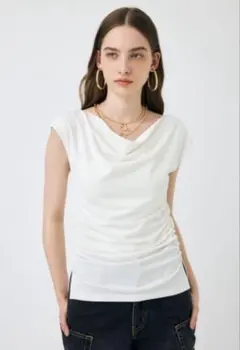 MOUSSY COWL NECKノースリーブトップスのサムネイル