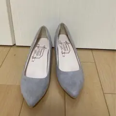 sugata グレイ　パンプス 新品22cm