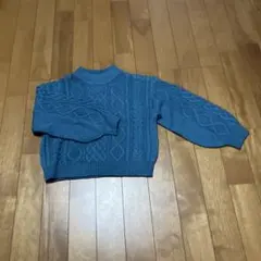 ケーブルニット 長袖