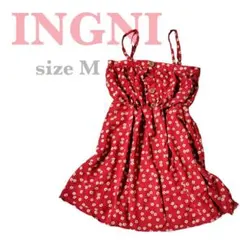 INGNI イング キャミソール ワンピース 花柄 レトロ 可愛い 韓国 お洒落