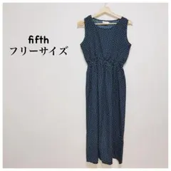 fifth ノースリーブ ドット柄 ワンピースのサムネイル