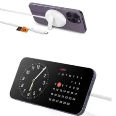 Spigen MagSafe充電器 15W 高速ワイヤレス充電スタンド ホワイト
