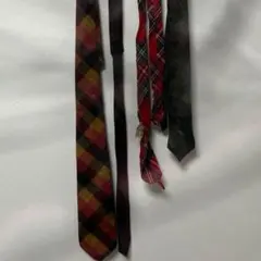 チェック柄 ネクタイ 4本セット