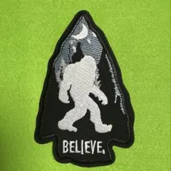 B149 UMA 北米・カナダ　ビッグフット　刺繍ワッペン　アイロン　雪男