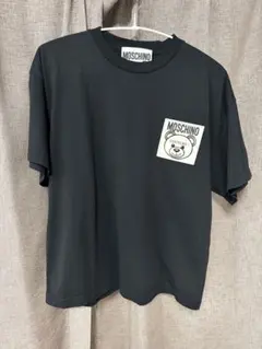 MOSCHINO クマロゴ オーバーサイズTシャツ ブラックのサムネイル