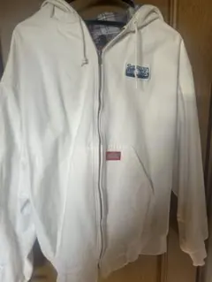 Dickies フルジップパーカー Lサイズ ホワイト