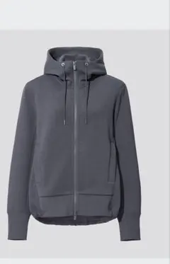 ユニクロジルサンダードライスウェットフルジップパーカ（長袖）白　S