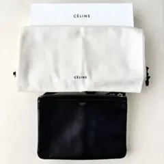 【限定値下げ】CELINE トリオ スモール ショルダーバッグ ブラックのサムネイル