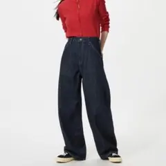 【UNIQLO】バギーカーブジーンズ(丈短め)