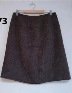 台形スカート ひざ丈スカート