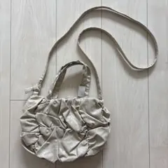 MARHEN.J ギャザー ショルダーバッグ アイボリー