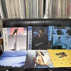 尾崎豊 十七歳の地図 & 寺尾聰 リフレクションズ LPレコード