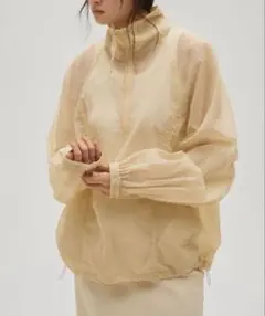 新品　TODAYFUL Nylon Ripstop Blouson クリーム36のサムネイル