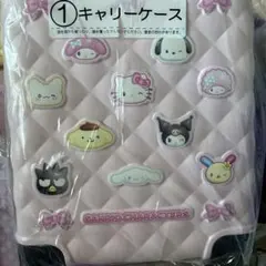 サンリオキャラクター キャリーケース ピンク　ラストワン賞　2点まとめ売り サンリオキャラクター キャリーケース ピンク ラストワン賞 2点まとめ