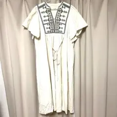 unii 総柄 シャツワンピース - メルカリ