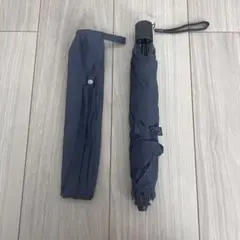 無印良品　ネイビー 折りたたみ雨傘