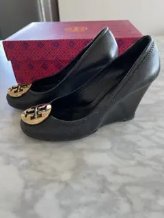 Tory Burch ウェッジソール パンプス ブラック 23.5cmのサムネイル