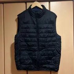 ギャップ　GAP ブラック　キルティングベスト　M インナーベスト