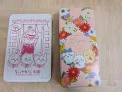 ちいかわもぐもぐ本舗 かわらせんべい 缶＆ちいかわレスポワールバタークッキー缶