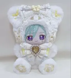 おすわり♥ぬい服♥着ぐるみ♥16cm♥ねこ♥バックチャーム付き♥X27
