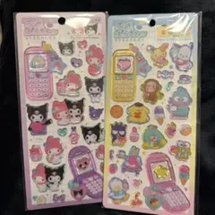 サンリオ　マイメロディー　クロミ　平成ハッピーフォンシール ２枚セット
