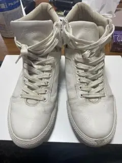 RAF SIMONS ハイカットスニーカー43 ホワイトのサムネイル