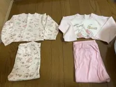 ハローキティ パジャマ 上下2点セット 女の子用 長袖 100cm