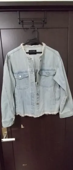 ⑯フリンジデザインデニムジャケット Mサイズ